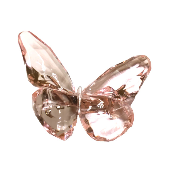 Hair Barrette Pink Plastic Butterfly Spring Easter Church - Picture 4 of 5